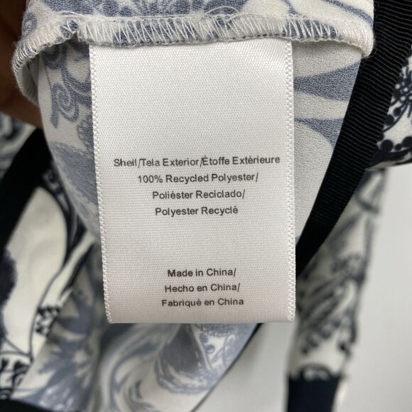 Modcloth Black Floral Chiffon Button up Top Size 1X  Long Sleeves - Picture 7 of 10